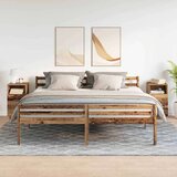 vidaXL Noćni ormarići 2 kom s 2 ladice staro drvo 36x36x68 cm | shoptok.hr