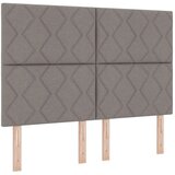  Krevet od pjene s madracem i LED-om Sivosmeđa 160 x 200 cm - Sivosmeđa 160 x 200 cm Dizajn s rombovima | shoptok.hr