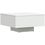 The Living Store Kavna mizica bela 60x60x31,5 cm iverna plošča - Klubska Mizica, (21421304) | Shoptok.si