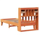 Posteljni okvir brez vzmetnice voščeno rjav 75x190 cm borovina, (21530995) | Shoptok.si