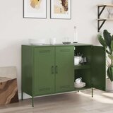  Komoda maslinastozelena 100 5 x 39 x 79 cm hladno valjani čelik | shoptok.hr