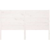  Posteljno vzglavje belo 141x4x100 cm trdna borovina, (20932158) | Shoptok.si