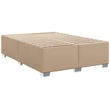  s oprugama i madrac cappuccino 140x190cm od umjetne kože | shoptok.hr