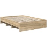  Krevetna konstrukcija s uzglavljem Sonoma hrast 160 x 200 cm | shoptok.hr