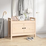 vidaXL Klop za predsobo 80x40x60 cm trdna borovina Cene