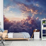  Foto tapeta - The Sun in Hiding: The Golden Face of the Sky Over a Cloudy Sea 150x105 | shoptok.hr