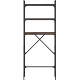  Polica za perilicu rublja boja smeđeg hrasta 67x25x163cm drvena | shoptok.hr