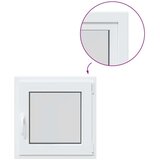 vidaXL Kletno okno "RISOR" 50x50 cm vrtljivo-nagibno DIN desno belo | Shoptok.si