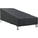  Pokrov za vanjski namještaj 210 x 80 x 75 cm Pravokutni Crna | shoptok.hr
