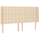  Krevet box spring s madracem LED krem 160x200 cm od tkanine | shoptok.hr