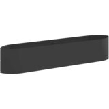 vidaXL Povišana vrtna gredica Črna 220 x 40 x 40 cm Jeklo, (5000287753) | Shoptok.si