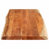 Stolna ploča 140x60x2,5 cm pravokutna bagremovo drvo živi rub | shoptok.hr