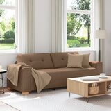 vidaXL 3-sedežna sofa rjava 180 cm tkanina Cene