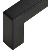  Ručke za ormarić 5 kom crne 224 mm od nehrđajućeg čelika | shoptok.hr