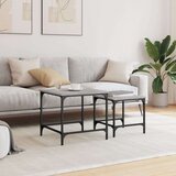  Uklapajući stolići za kavu 2 kom boja hrasta sonome drveni | shoptok.hr