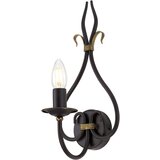 Elstead Lighting Elstead Windermere Stenska svetilka za notranjo uporabo, 1 lučka, zlata, rjasta, E14, (22099287) | Shoptok.si