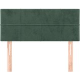  Posteljno vzglavje temno zeleno 100x5x78/88 cm žamet, (20952917) | Shoptok.si