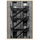  Slika - Emergency Exit (1 Part) Vertical 80x120 U prirodnom drvenom okviru | shoptok.hr