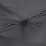  Jastuk za palete antracit 60 x 61,5 x 10 cm od tkanine | shoptok.hr