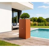 Herstera Garden Cube High | Metalni vanjski stup za sadnju | 250 L | Rđa - BRANDED IN EU Cijene