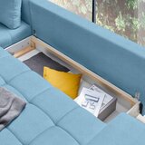 CARRYHOME SEDEŽNA GARNITURA, tkanina modra | Shoptok.si