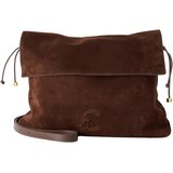 Coccinelle Lidia Suede ženska kožna torba 38x27x11 cm smeđa Cijene