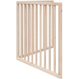  Sklopiva vrata za pse s 2 panela, 160 cm, drvo topole | Eponuda.com