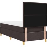 Box Spring Krevet Tamnosmeđi Drvo 100 x 200 cm Krevetni Okvir | shoptok.hr