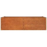  Povišena vrtna gredica boja hrđe 160 x 80 x 45 cm čelik COR-TEN | shoptok.hr