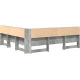  Skladiščni naslon s polico Betonsko siva 180 cm Konstruiran les, (5000142157) | Shoptok.si
