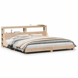 Maison Chic Posteljni okvir - Dvoposteljna postelja - Zakonska postelja brez vzmetnice 180x200 cm trdna borovina-J3369, (21766564) | Shoptok.si
