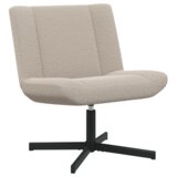  Vrtljiv stol Svetlo siva 63 x 75 x 76 cm Ovčja koža, (5000288939) | Shoptok.si