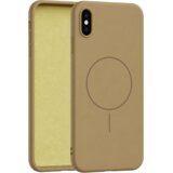Apple velvet touch magsafe maska za iphone xs max - zlatna | Eponuda.com