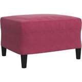  4-dijelni set sofa s jastucima crvena boja vina baršunasti | Eponuda.com