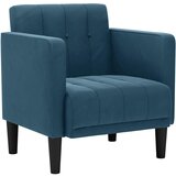 SOFA s naslonima za ruke plava 53 cm baršunasta | Eponuda.ba