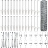  Šesterokutna ograda 1x100 m Pocinčani čelik Stubovi za ogradu s šiljkom 13 kom Ø32 mm 120 cm Pocinčani čelik | shoptok.hr