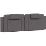  Okvir kreveta Viana s LED-om bez madraca sivi 160 x 200 cm | Eponuda.com