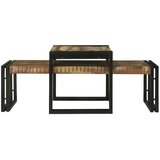  Kava Stol 2 pcs Šareni 48 x 40 x 40 cm Čvrsto drvo iz reciklaže | shoptok.hr