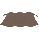  Jastuci za stolice 6 kom smeđesivi 50x50x7 cm od tkanine Oxford | shoptok.hr