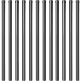 vidaXL Ograjni stebri 12 pcs Siva 120 cm Jeklo s prašnim premazom | Shoptok.si