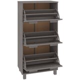 Ormarić za cipele HAMAR svjetlosivi 59,5x35x117 cm od borovine | Eponuda.com