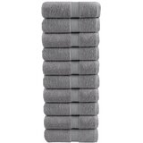 Premium ručnici za goste SOLUND 10 kom. sive boje 30x50 cm 600 g/m² | Shoptok.si