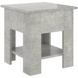 Maison Chic Klubska mizica - kavna mizica - Nizka mizica betonsko siva 40x40x42 cm konstruiran les, (21753459) Cene