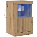  LED komoda S LED lampica 2 pcs Umjetnički hrast 41 x 37 x 67 cm | shoptok.hr