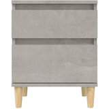 Noćni ormarići 2 kom siva boja betona 40x35x50 cm | shoptok.hr