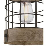 Westinghouse 61180 - Luster na sajli LANGSTON 1xE27/60W/230V borovina | Eponuda.com