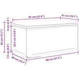  Stolica Bijelo 81 x 41 x 40 cm Umjetna Koža i Fino Radeći Drvo - Bijelo 80 cm Umjetna koža | shoptok.hr