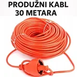 Produžni kabl 30 m sa zaštitom – izdržljiv za baštu i radionicu