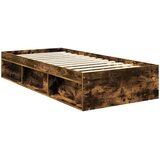  Krevetna konstrukcija s uzglavljem Dimljeni hrast 90 x 190 cm | shoptok.hr