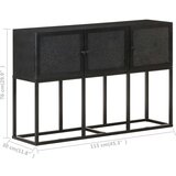  Komoda 115 x 30 x 76 cm od masivnog drva manga | shoptok.hr